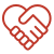 icons8 handshake heart 50