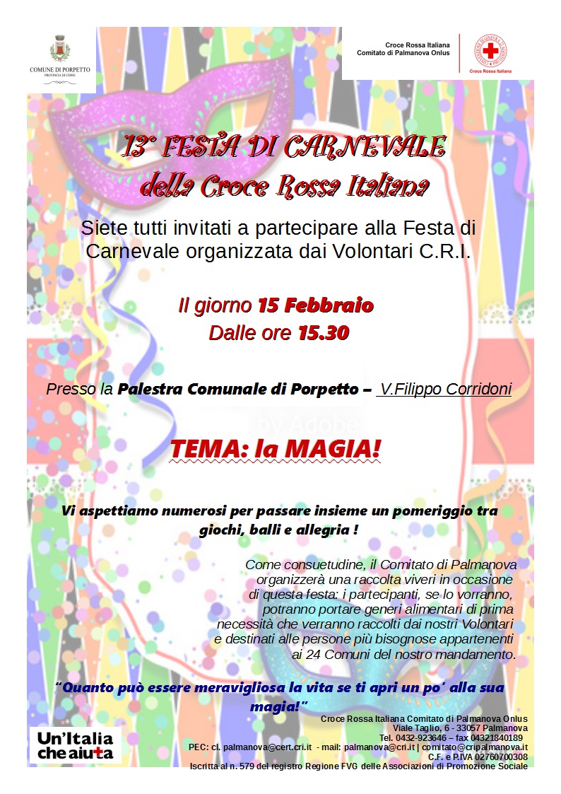 locandina carnevale